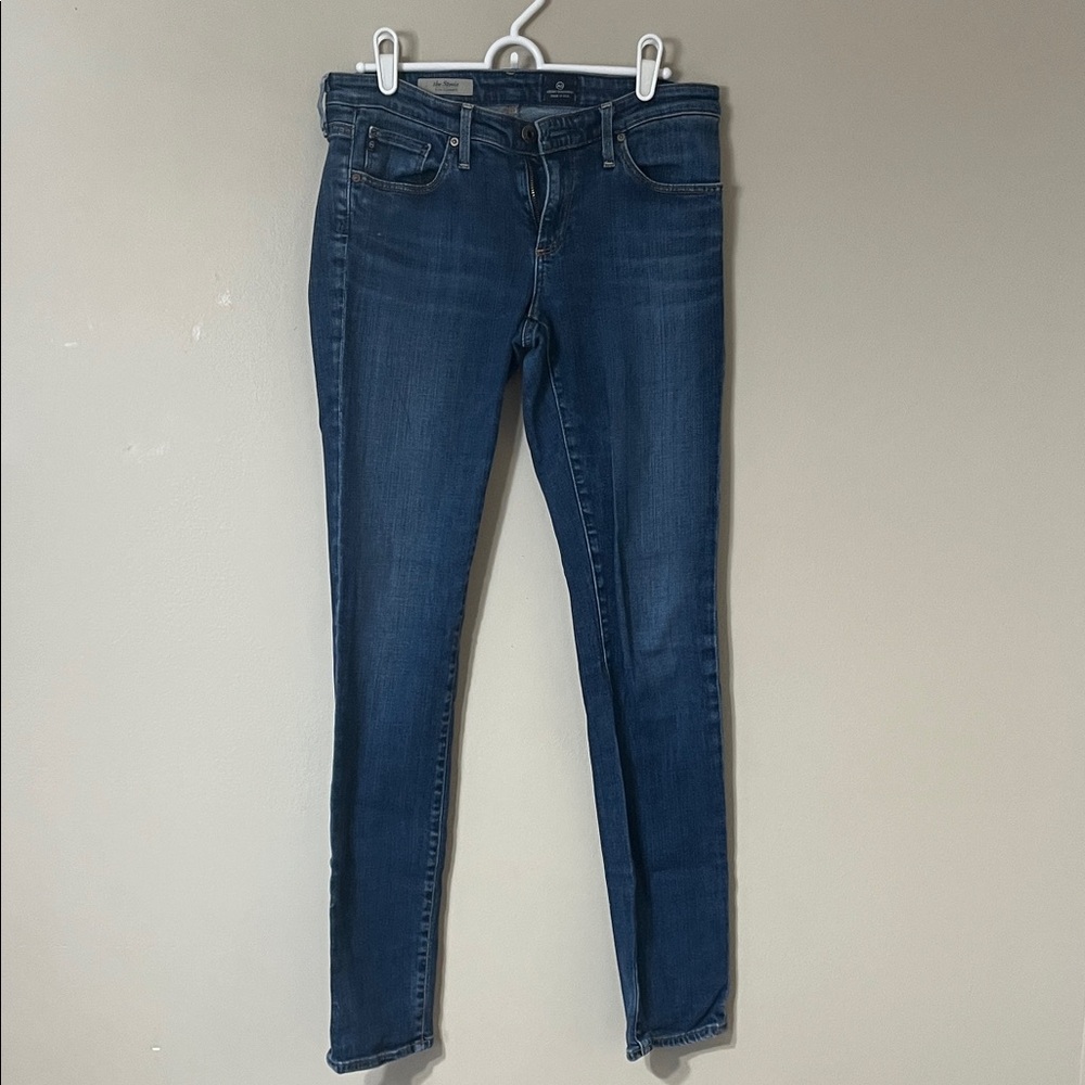 Ag Adriano Goldschmied Dark Blue Skinny Jeans